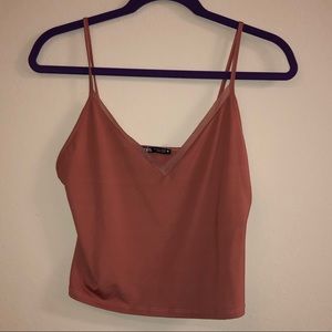 Zara pink tank top